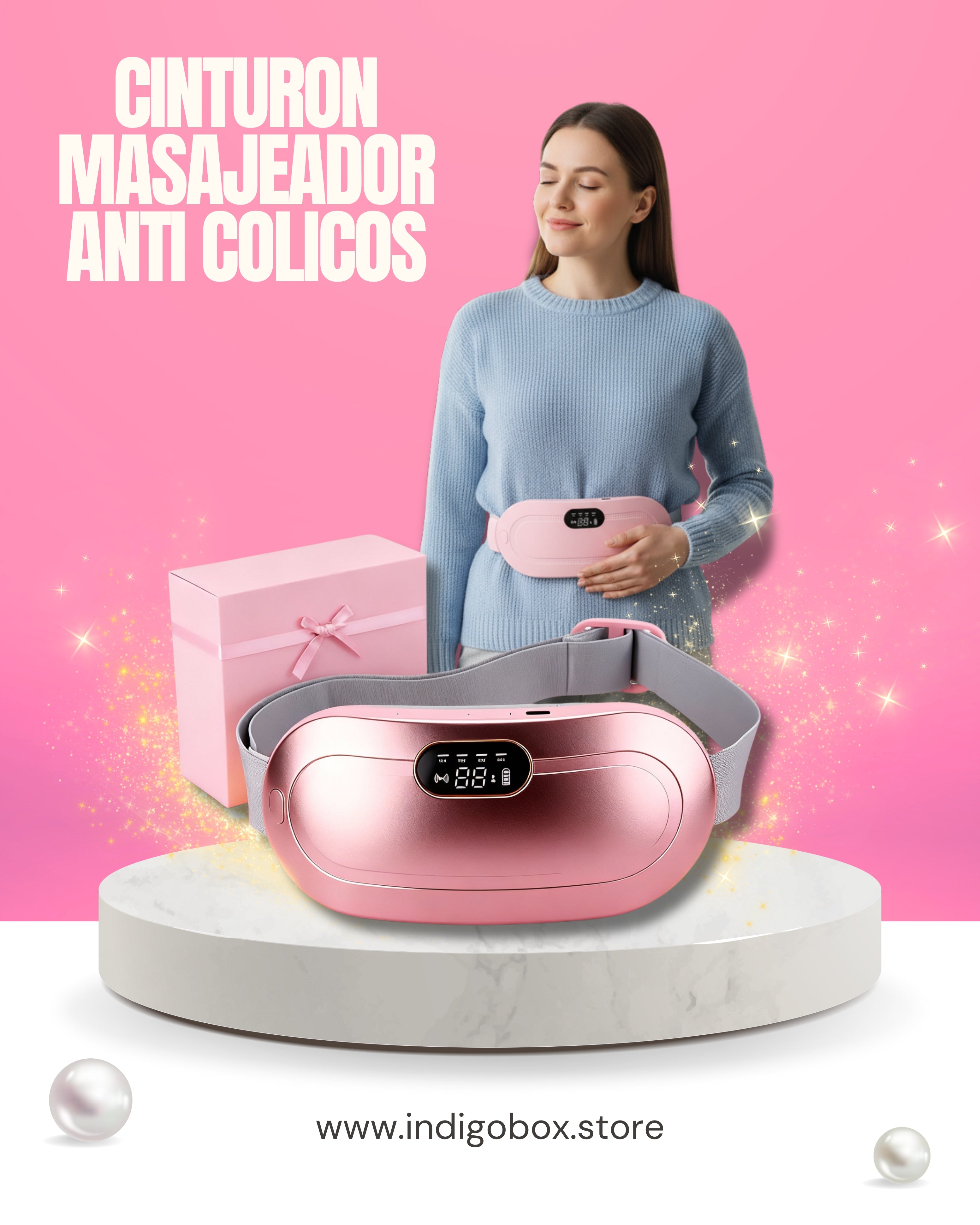 Mc - Cinturon Electrico Para Colicos